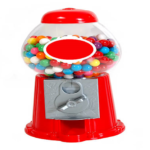 kaugummiautomat mit ringen
