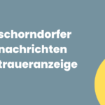 schorndorfer nachrichten traueranzeige