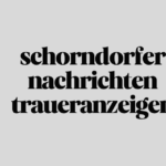 schorndorfer nachrichten traueranzeigen
