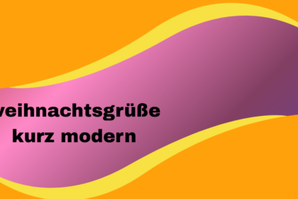 Weihnachtsgrüße kurz modern