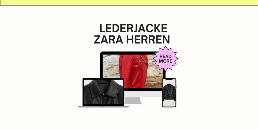 Lederjacke Zara Herren