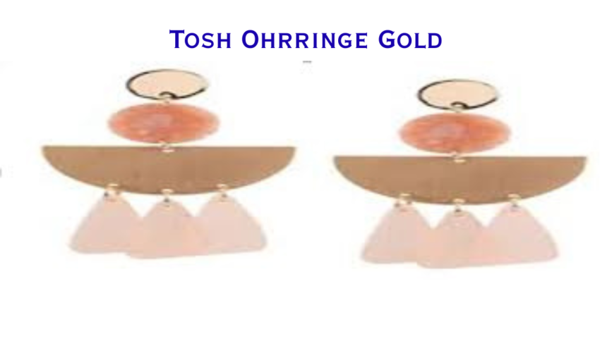 Tosh Ohrringe Gold